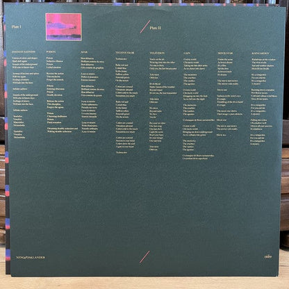 Xeno & Oaklander – Vi/deo (LP, Red, Dais Records, 2021) Back Cover