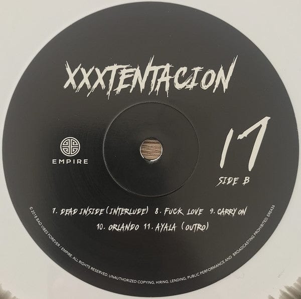 Xxxtentacion - 17 (LP, Album, Bla) on Bad Vibes Forever, Empire at Further Records
