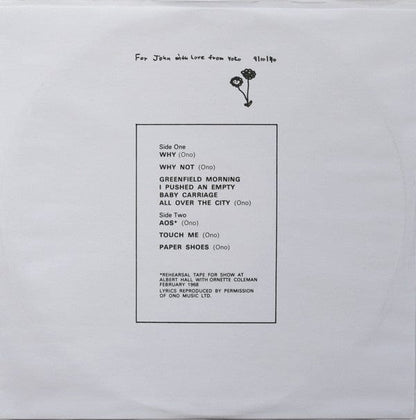 Yoko Ono / Plastic Ono Band* - Plastic Ono Band (LP) Secretly Canadian,Chimera Music Vinyl 656605028118