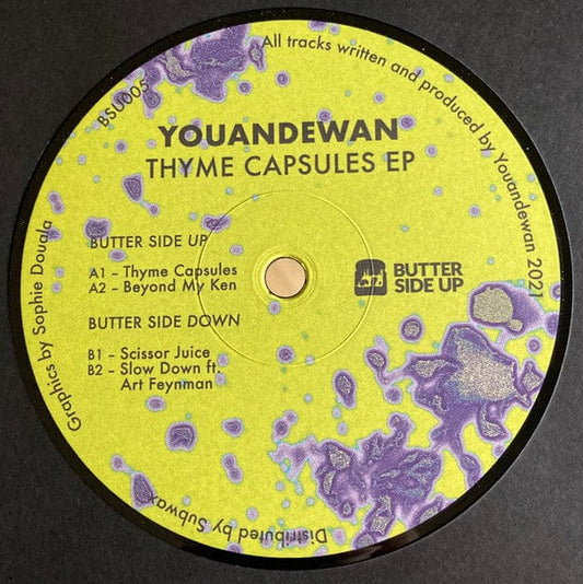 Youandewan - Thyme Capsules EP (12") Butter Side Up Vinyl