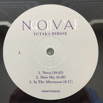 Yutaka Hirose - Nova +4 (2xLP, Album, RE) on We Release Whatever The Fuck We Want Records at Further Records