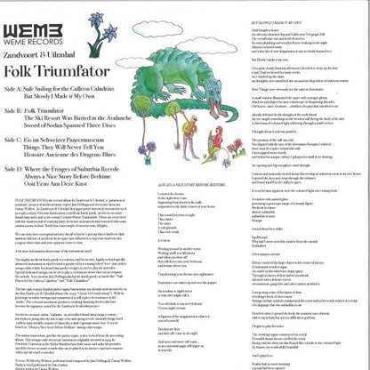 Zandvoort & Uilenbal – Folk Triumfator (2xLP, WéMè Records, 2021) Back Cover