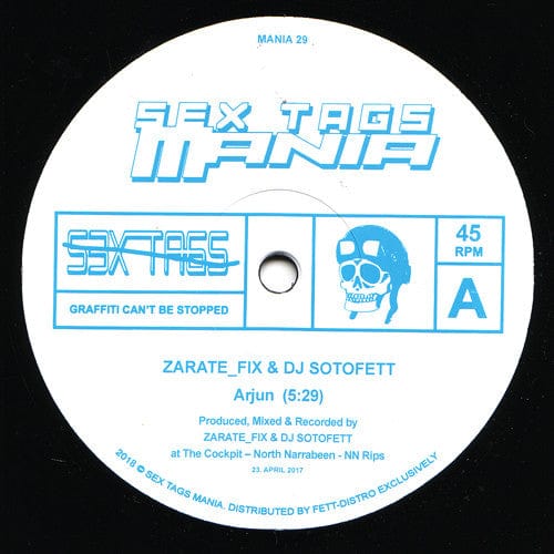 Zarate_Fix & DJ Sotofett - Arjun / Afroz (12") Sex Tags Mania Vinyl