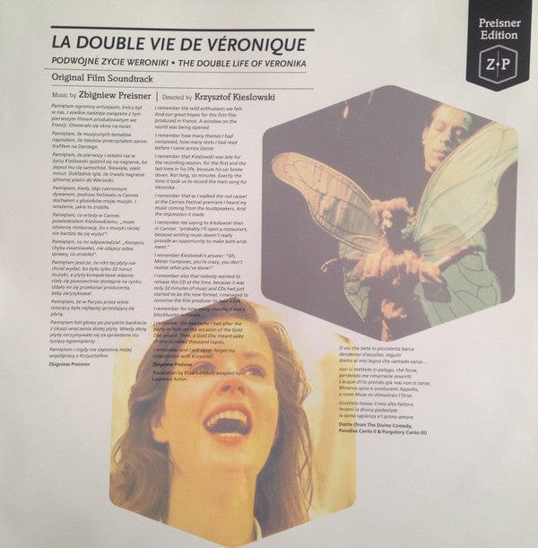 Zbigniew Preisner - La Double Vie De VÃ©ronique = PodwÃ³jne Å»ycie Weroniki = The Double Life Of Veronika (Original Film Soundtrack) (LP, Album, RE + CD, Album, RE) Because Music