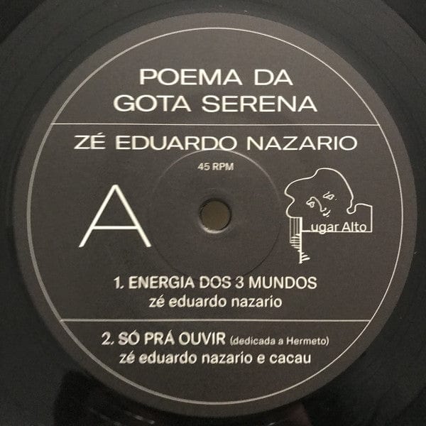 Zé Eduardo Nazario - Poema Da Gota Serena (LP) Lugar Alto Vinyl