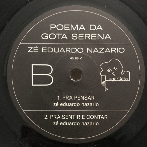 Zé Eduardo Nazario - Poema Da Gota Serena (LP) Lugar Alto Vinyl