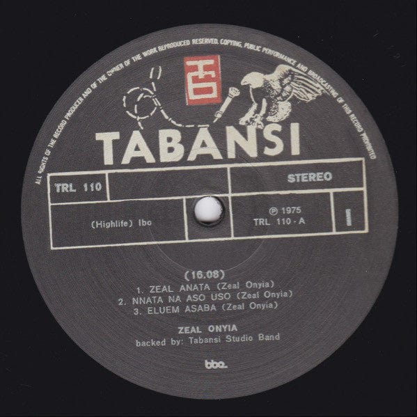 Zeal Onyiah - Trumpet King Zeal Onyia Returns (LP) BBE, BBE Africa 193483317779
