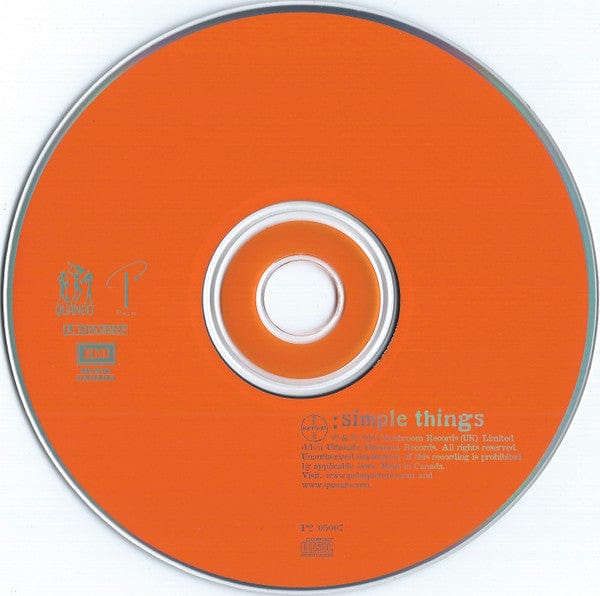 Zero 7 - Simple Things (CD) Quango Records,Ultimate Dilemma,Palm Pictures CD 660200500726