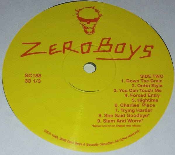 Zero Boys - Vicious Circle (LP) Secretly Canadian Vinyl 656605018812