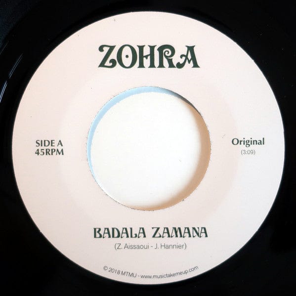 Zohra* - Badala Zamana (7", Single, RE) on MTMU at Further Records