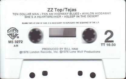 ZZ Top - Tejas (Cass, Album, RE) Warner Bros. Records